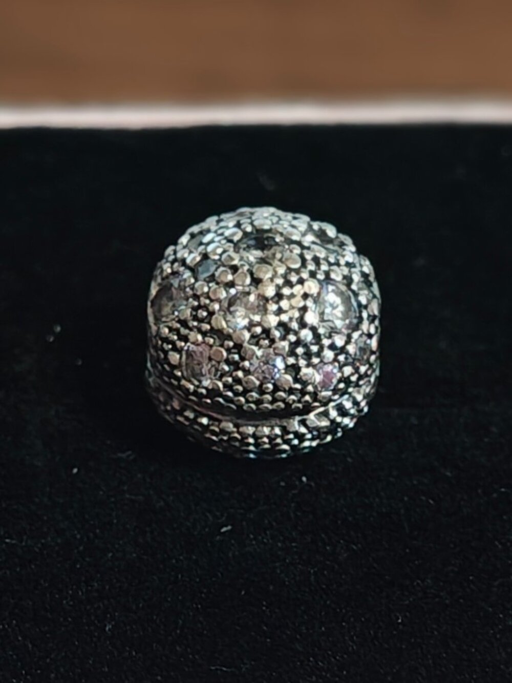 Authentic Retired Pandora Cosmic Stars Clip with CZ 791286CZ